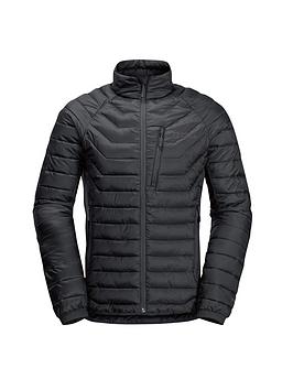 jack wolfskin routeburn pro insulated jacket - black