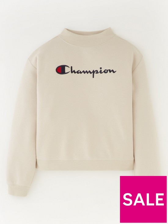 front image of champion-legacy-american-classics-crewneck-sweatshirt