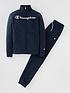  image of champion-legacy-sweatsuits-full-zip-suit-navy
