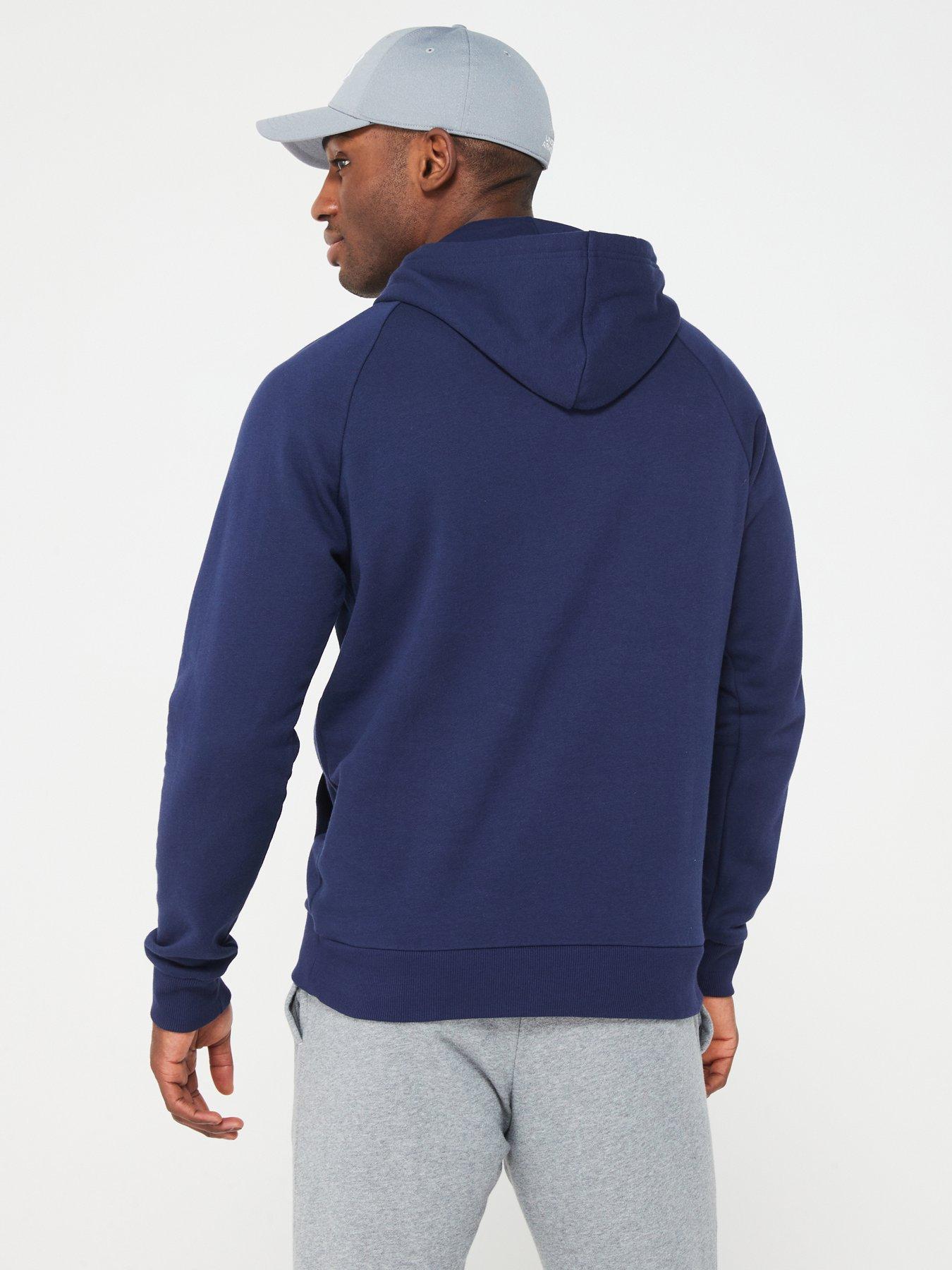 Image 2 of 5 of UNDER ARMOUR Men's Training Rival Fleece Hoodie - Navy