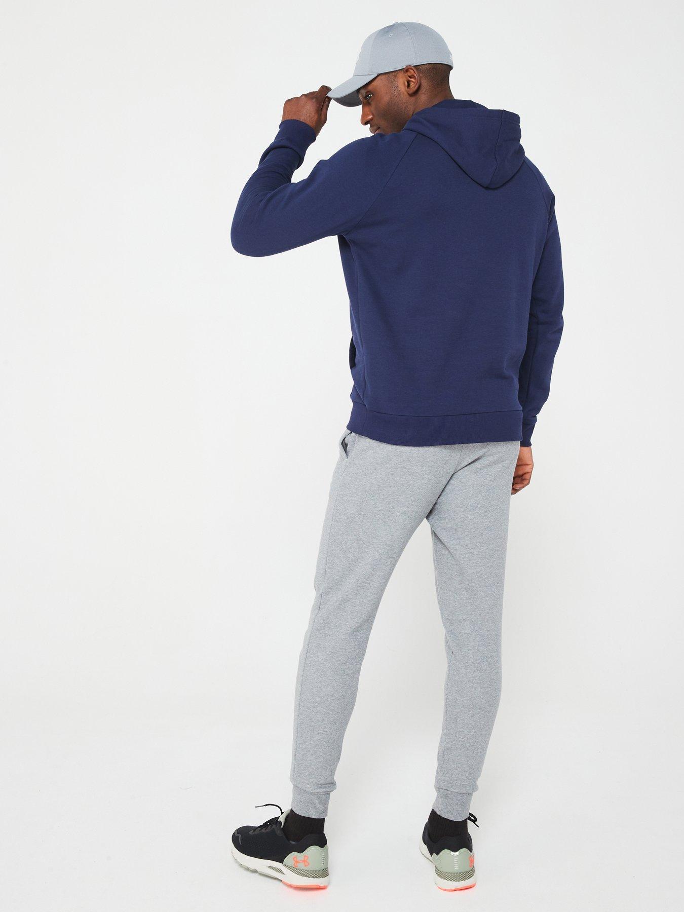 Image 4 of 5 of UNDER ARMOUR Men's Training Rival Fleece Hoodie - Navy