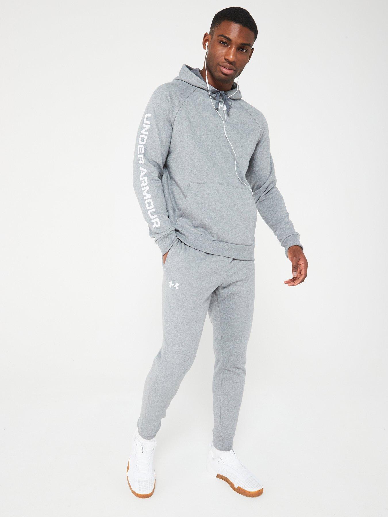 undefined Men's Training Rival Fleece Tracksuit - Grey