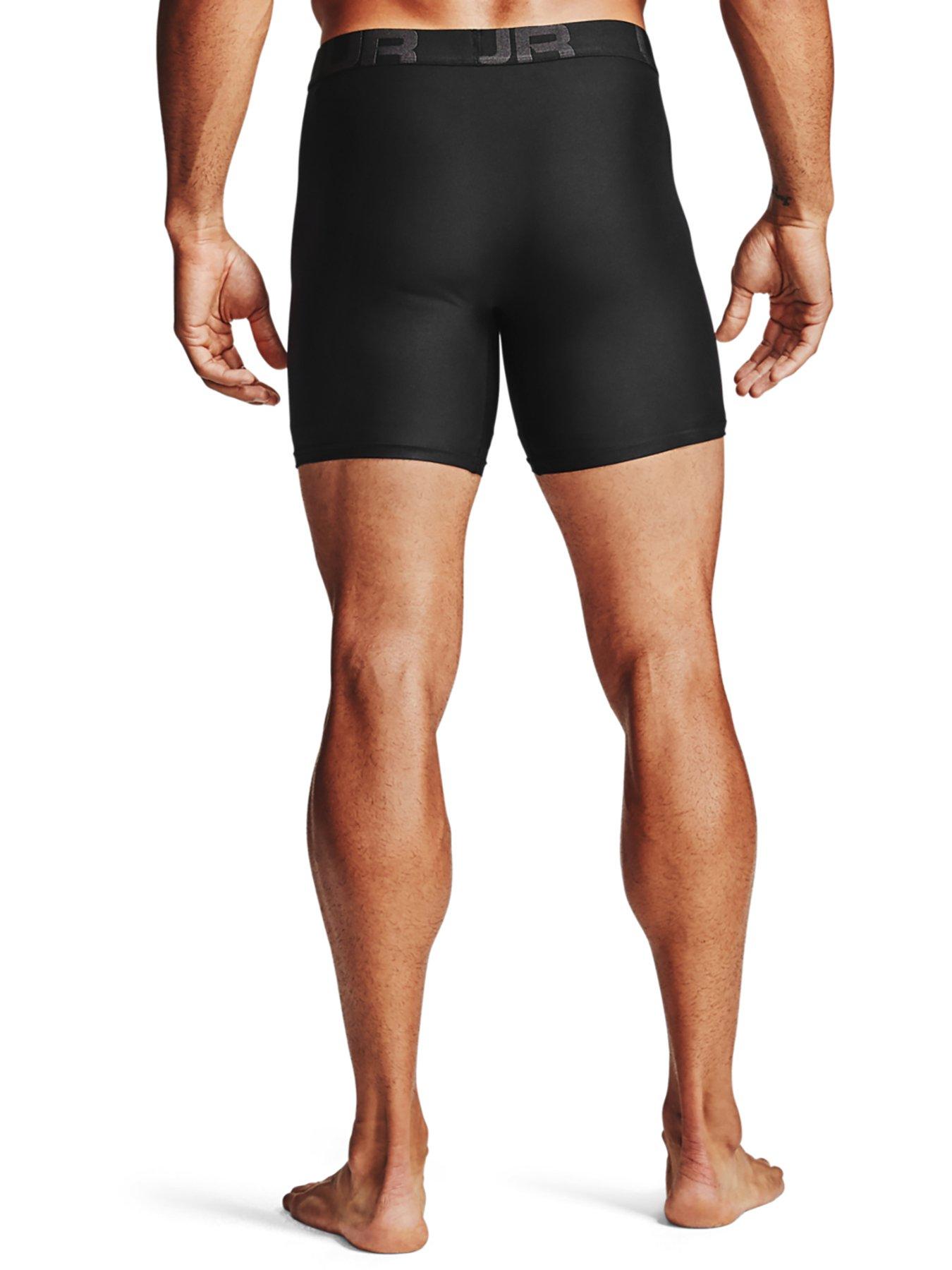 UNDER ARMOUR Tech 6in Boxers 2 Pack Black very