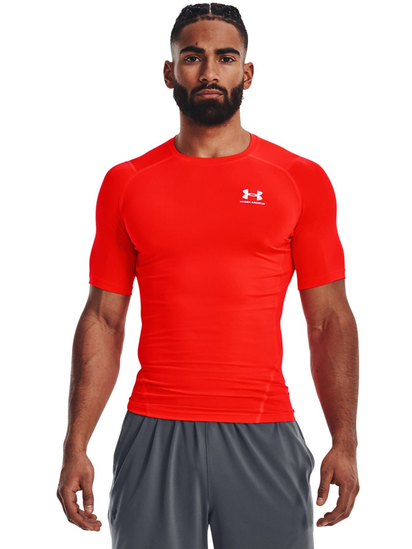 UNDER ARMOUR Heat Gear Armour Comp Tshirt Red very.co.uk