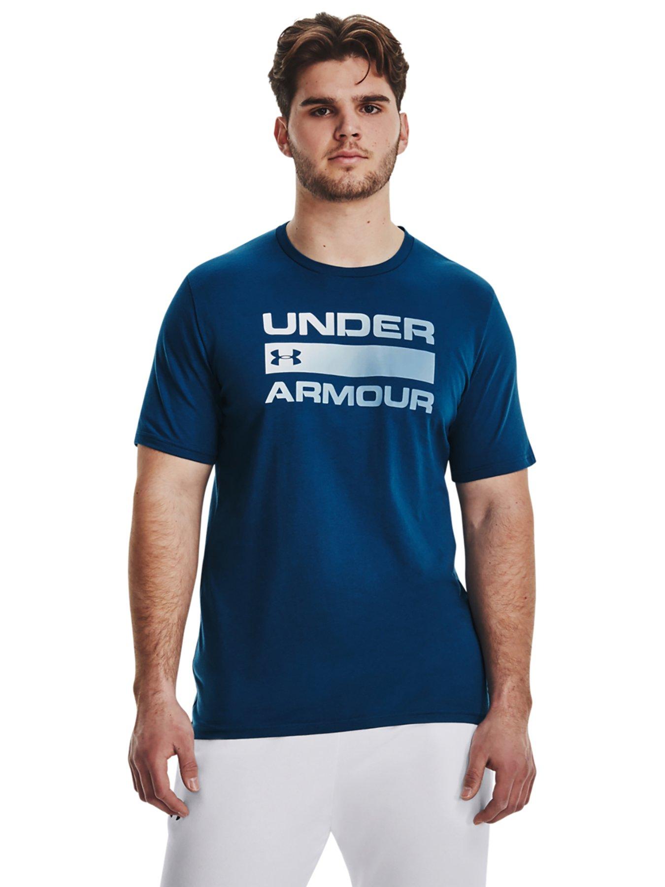 Blue under armor best sale shirt