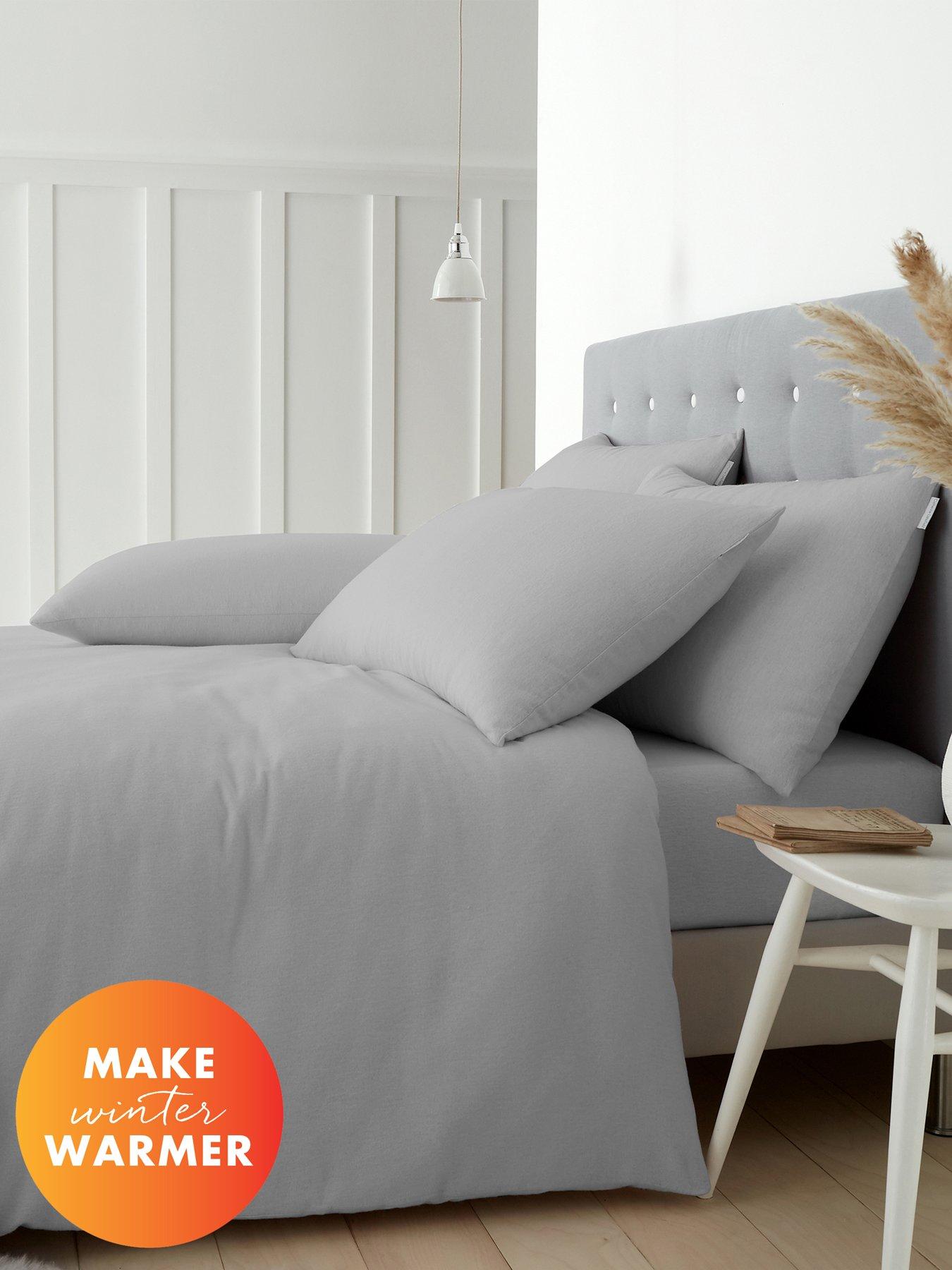 undefined Brushed 100% Cotton Sheet and Pillow Case Pack