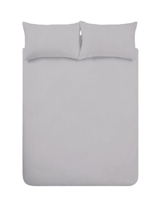 stillFront image of catherine-lansfield-brushed-cotton-fitted-sheet-and-pillowcase-set