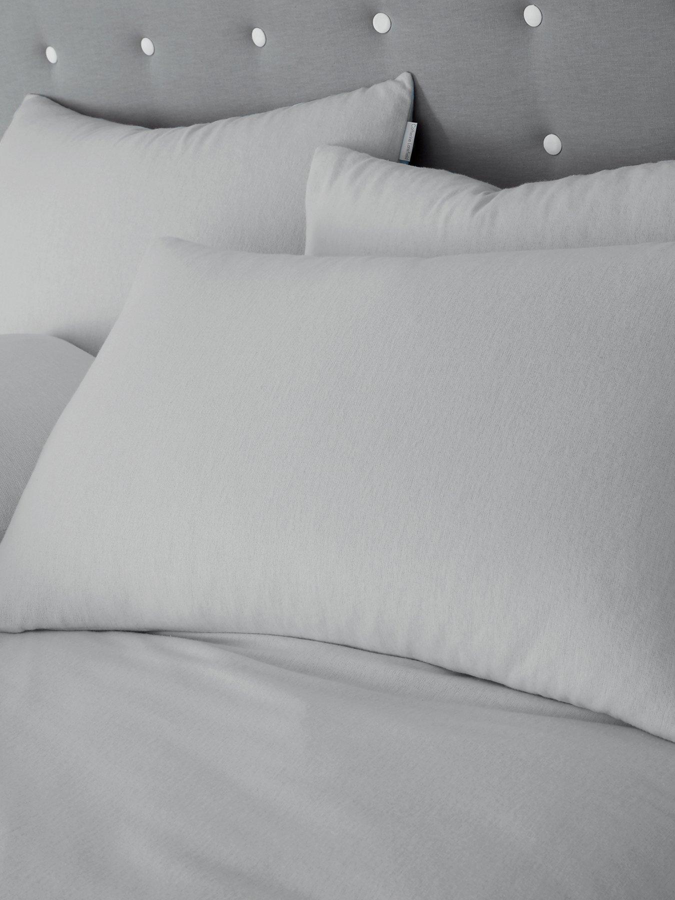 Image 3 of 5 of Catherine Lansfield Brushed 100% Cotton Sheet and Pillow Case Pack