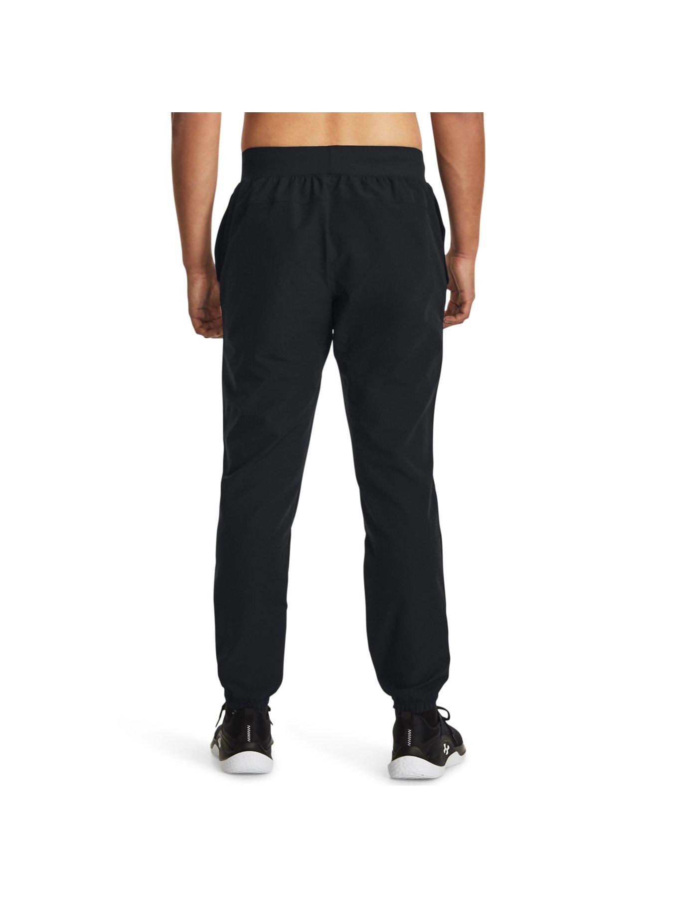 Men s Training Stretch Woven Cold Weather Joggers Black