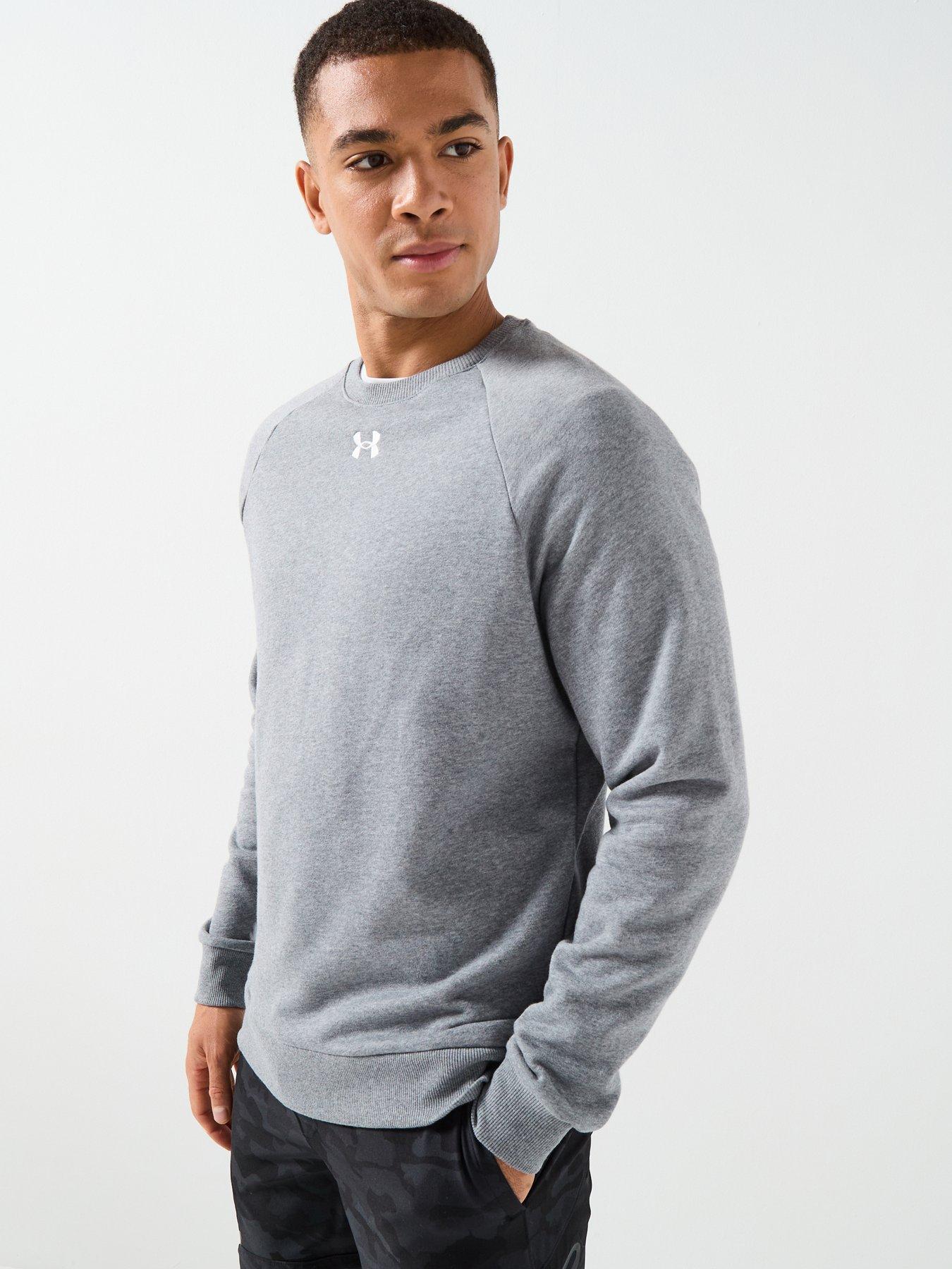 Image 4 of 4 of UNDER ARMOUR Rival Fleece Crew Sweat - Grey
