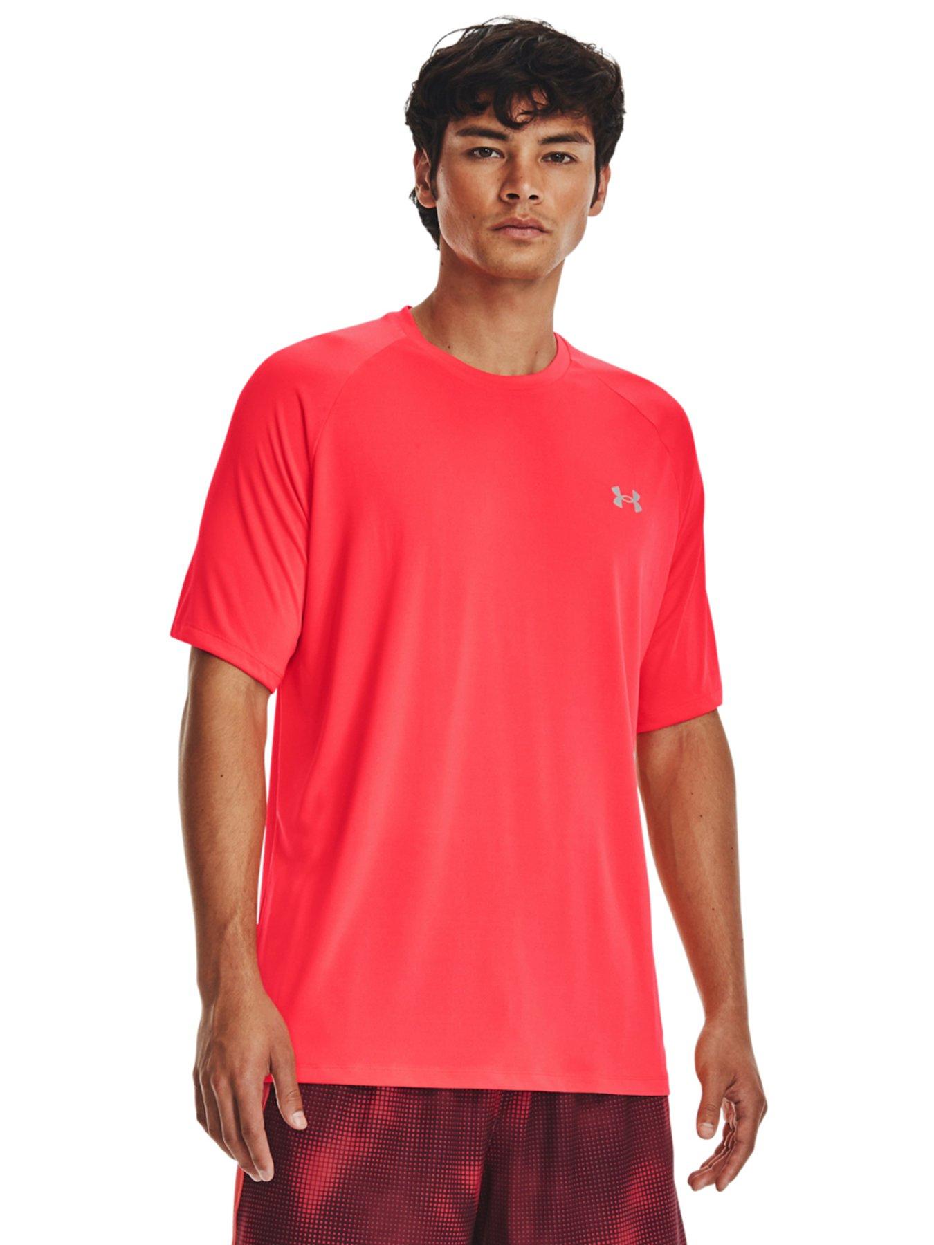 Under Armour 100% Polyester Solid Pink Active T-Shirt Size XL - 50% off