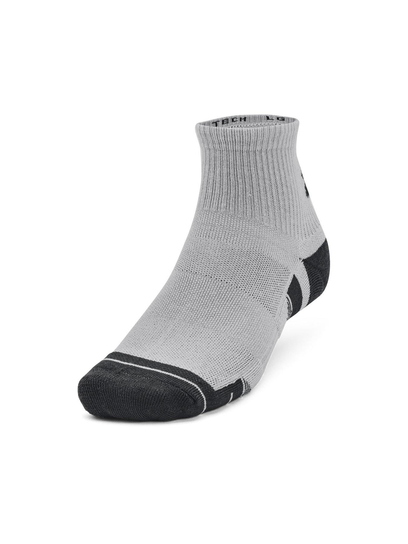 undefined Performance Tech 3pk Quarter Socks - Grey