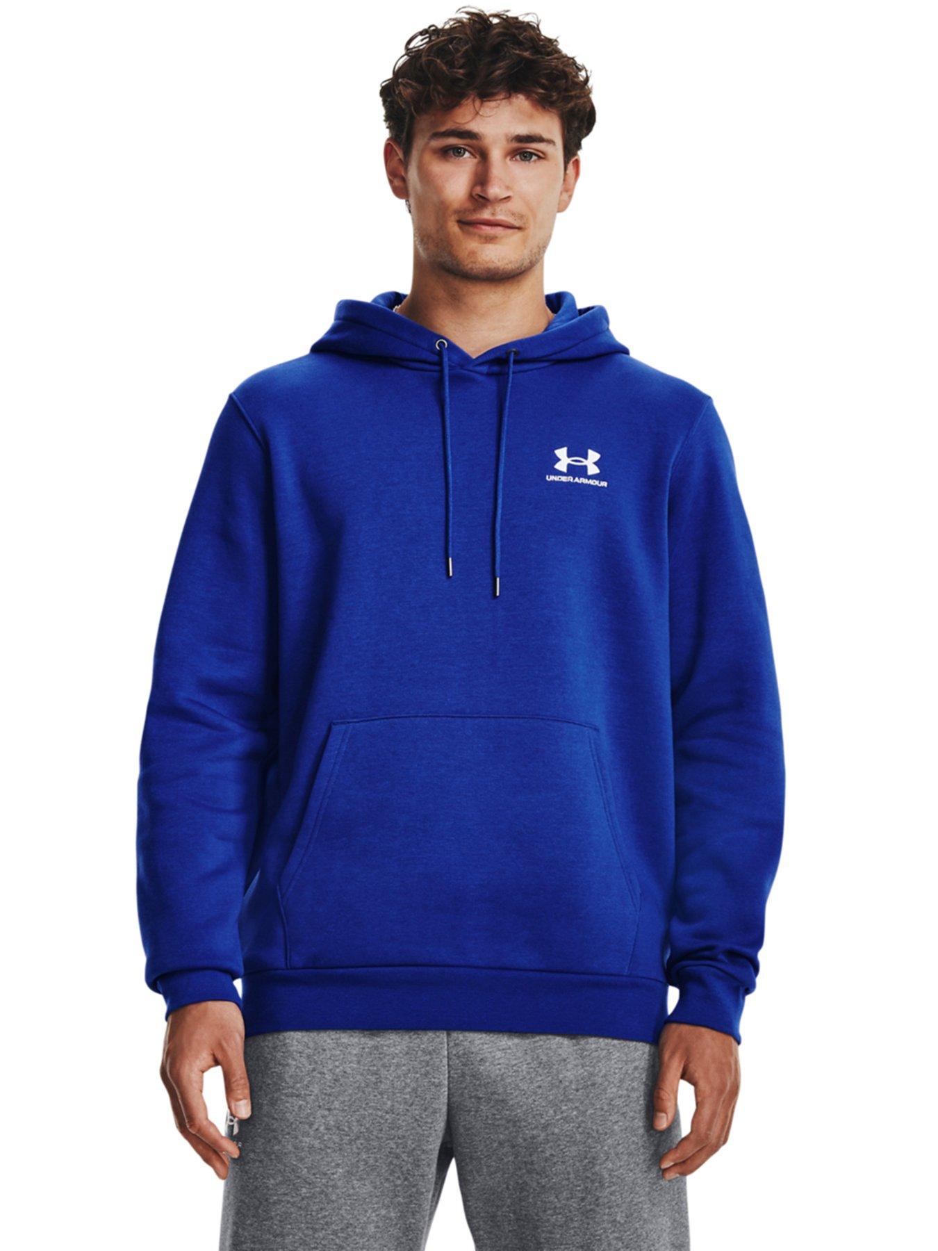 Under Armour Men's Essential Fleece Hoodie, Grey