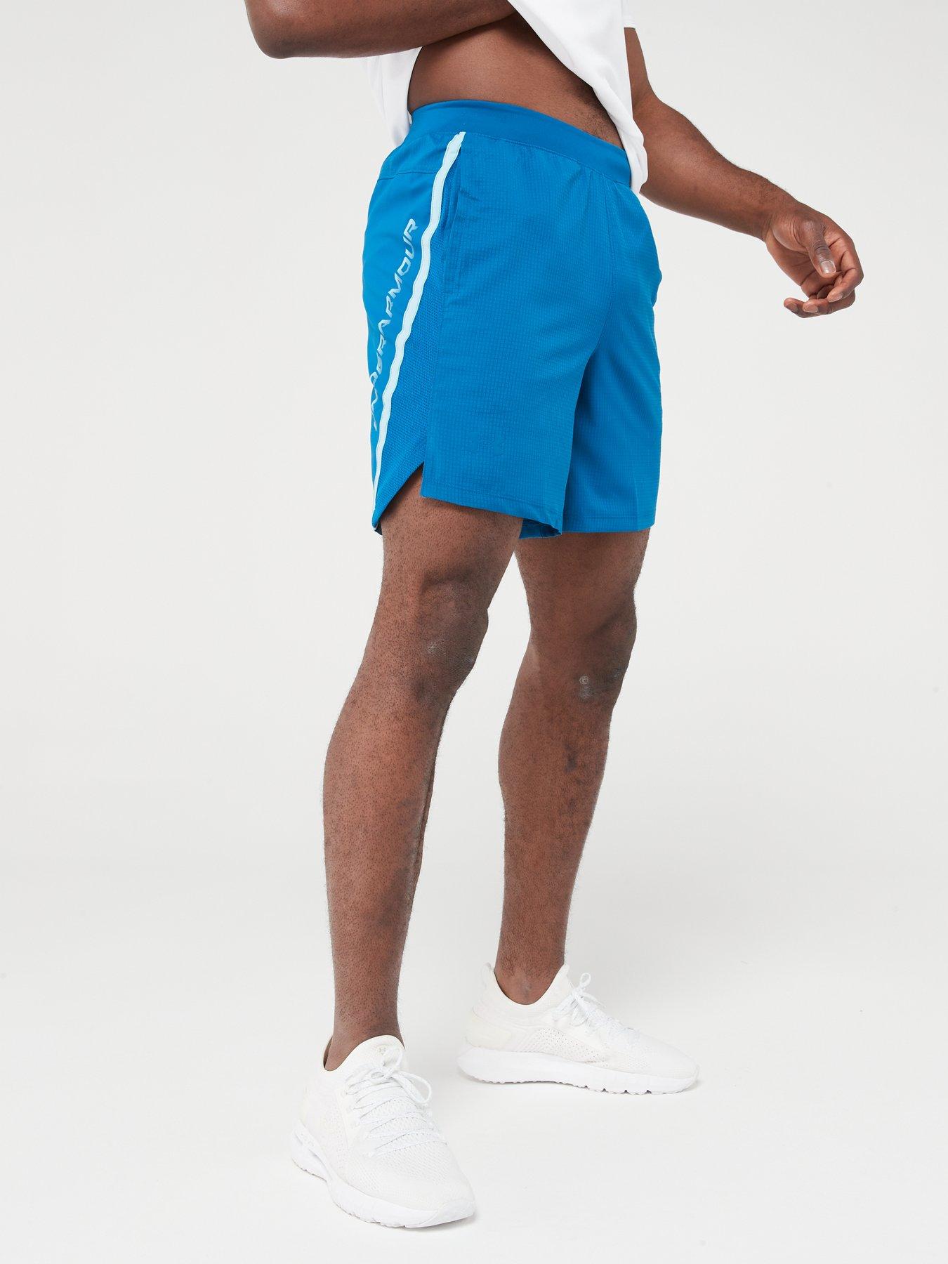 Men's Running Launch 7'' Graphic Shorts - Blue/Reflective