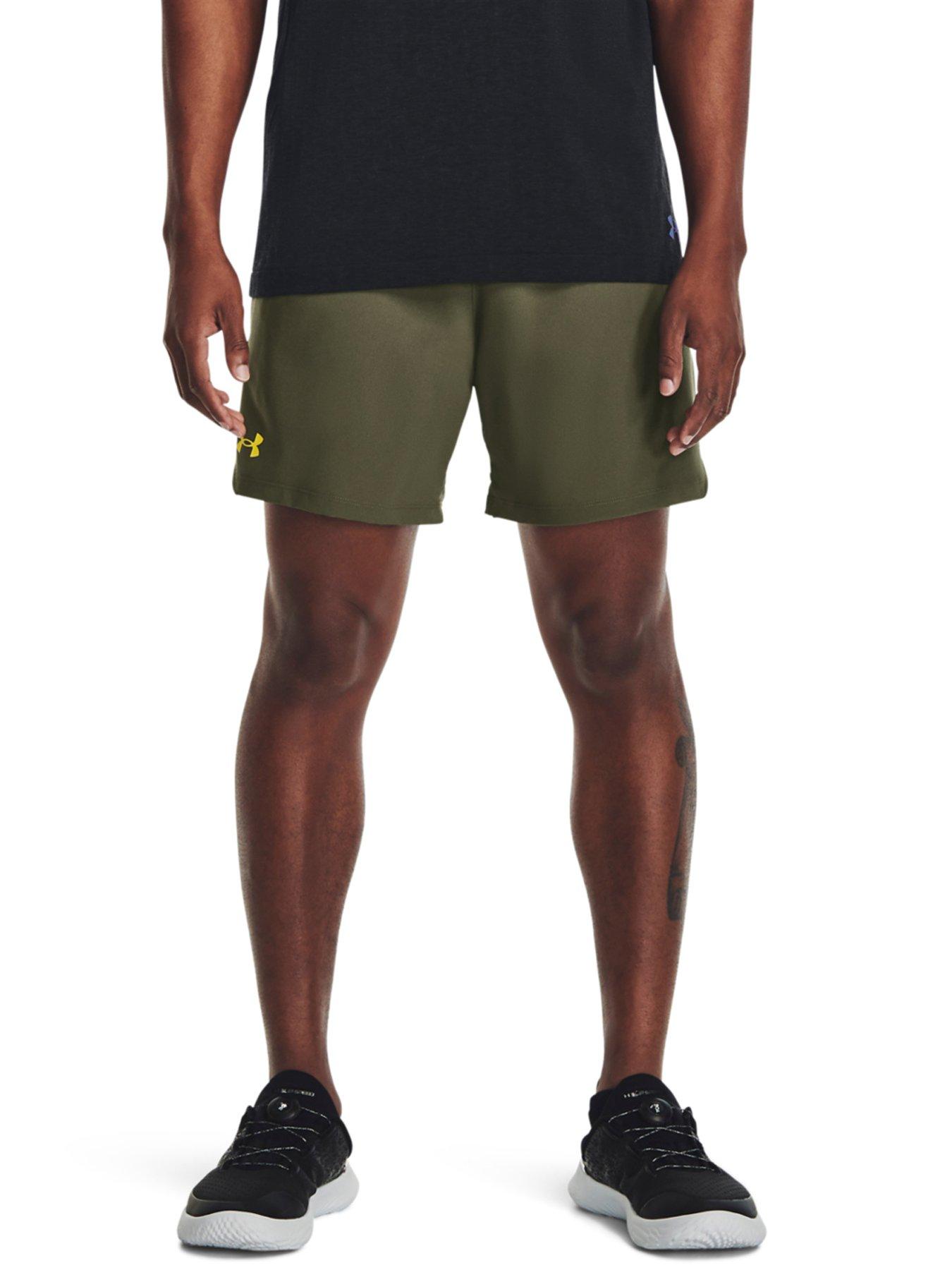 Under Armour Mens Vanish Woven Shorts With Heat Gear - Black/Black