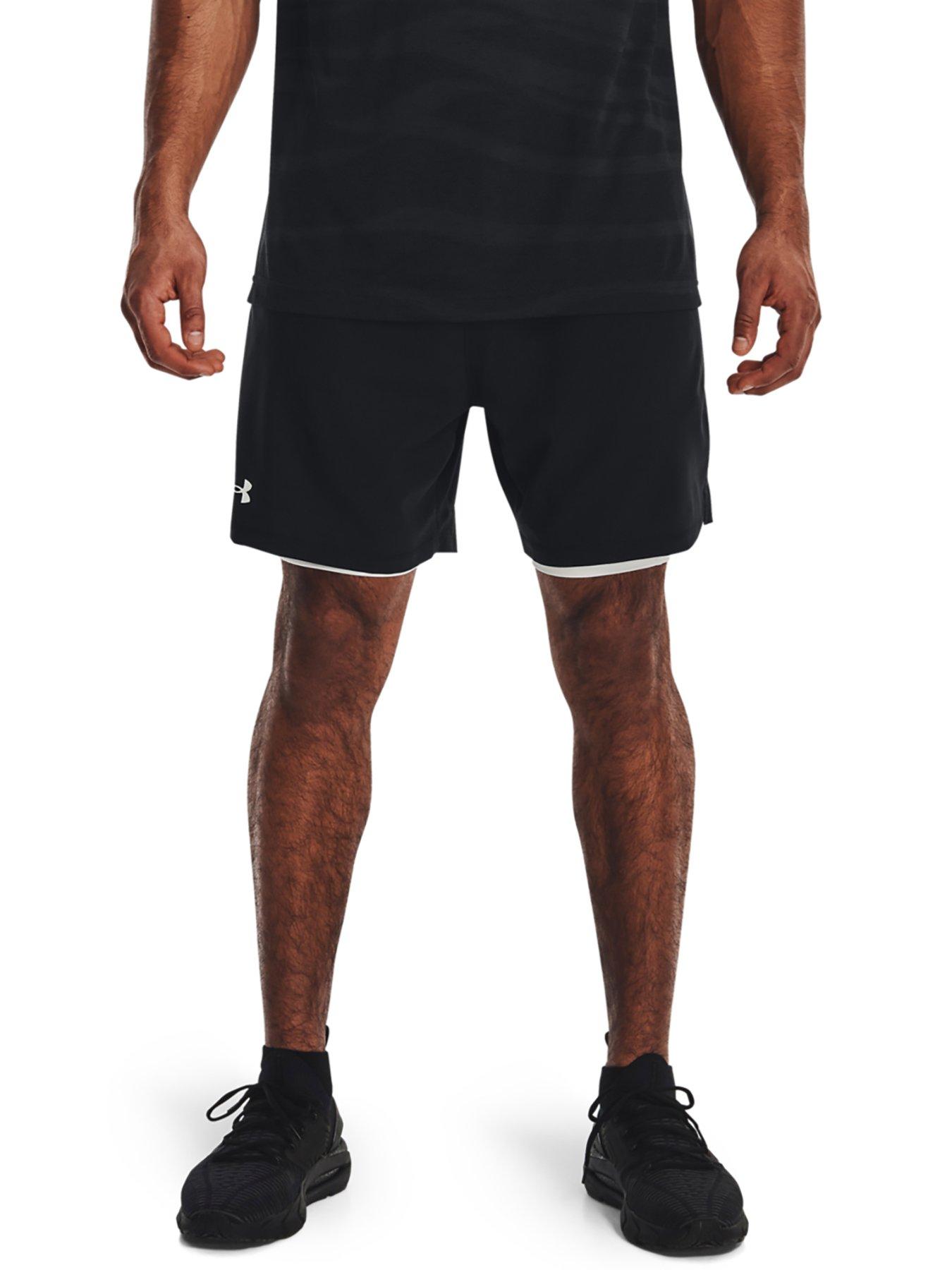 UNDER ARMOUR Men s Training Vanish Woven 6in Shorts BLACK GREY