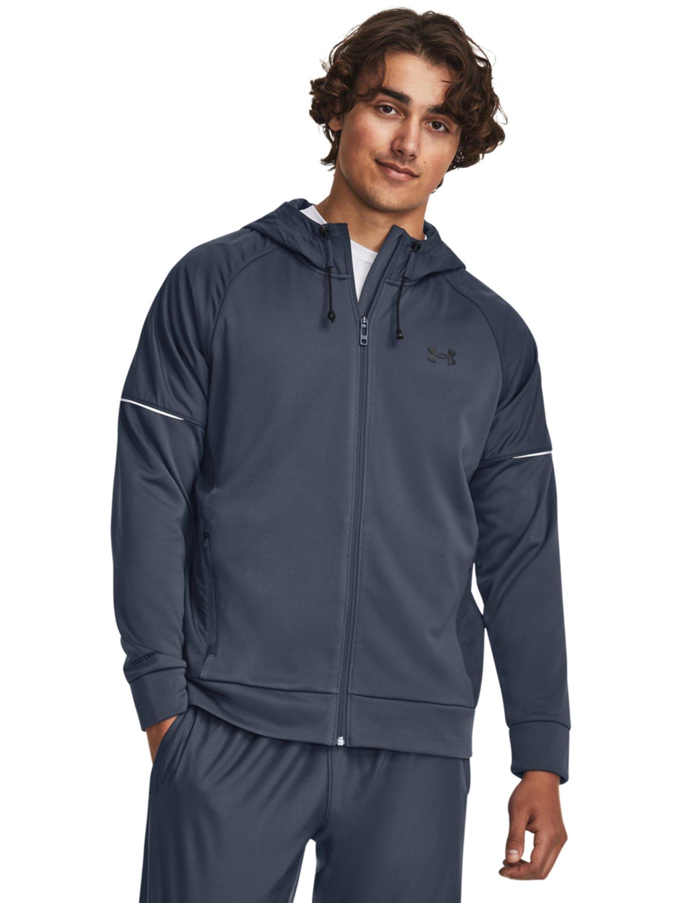 Under armour storm hoodie on sale grey