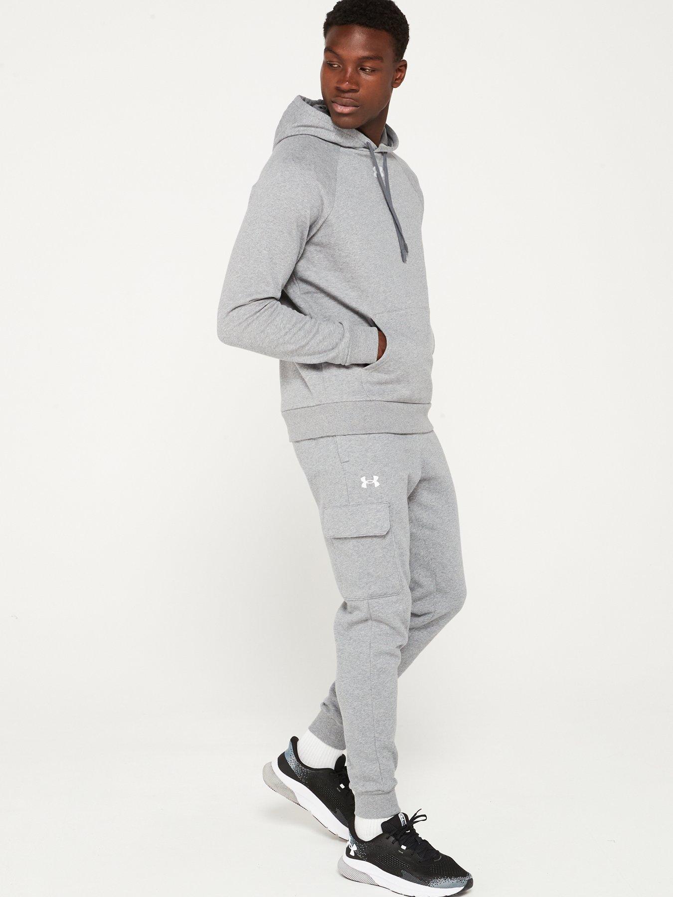 Image 5 of 5 of UNDER ARMOUR Mens Training Rival Fleece Cargo Joggers - Grey