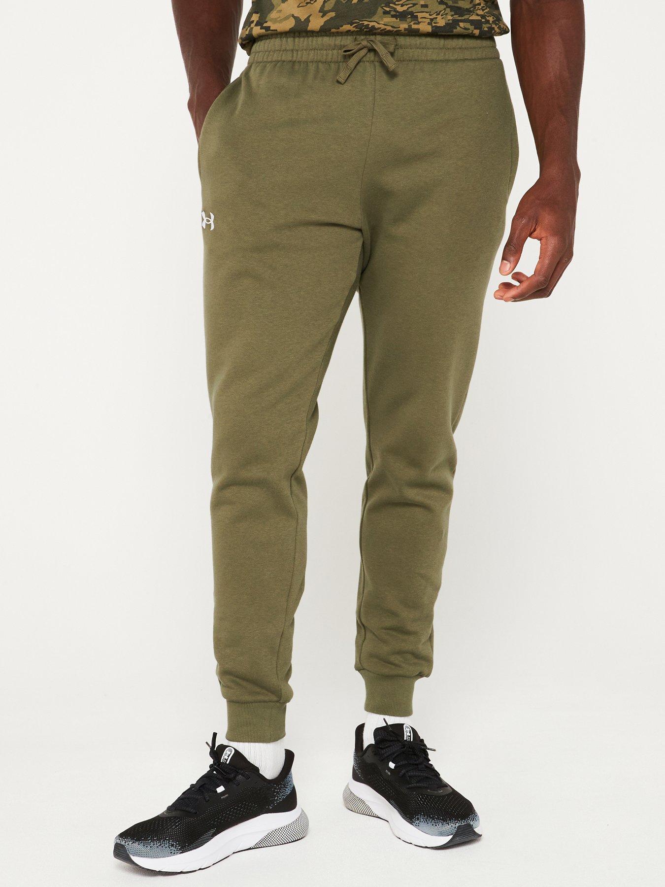 undefined Mens Training Rival Fleece Joggers - Khaki