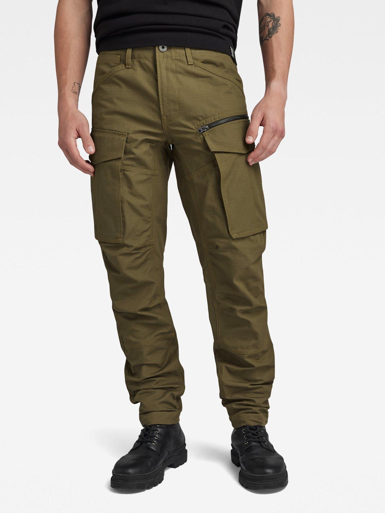 G-Star RAW G-star Ripstop Regular Tapered Cargo Trousers - Green | very ...