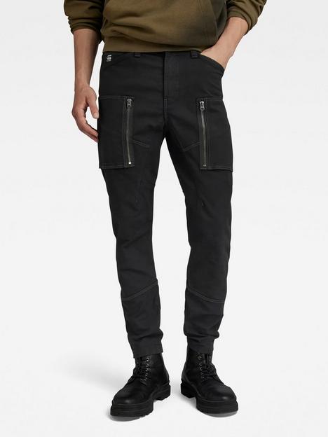 g-star-raw-g-star-zip-pocket-skinny-fit-cargo-trousers-black