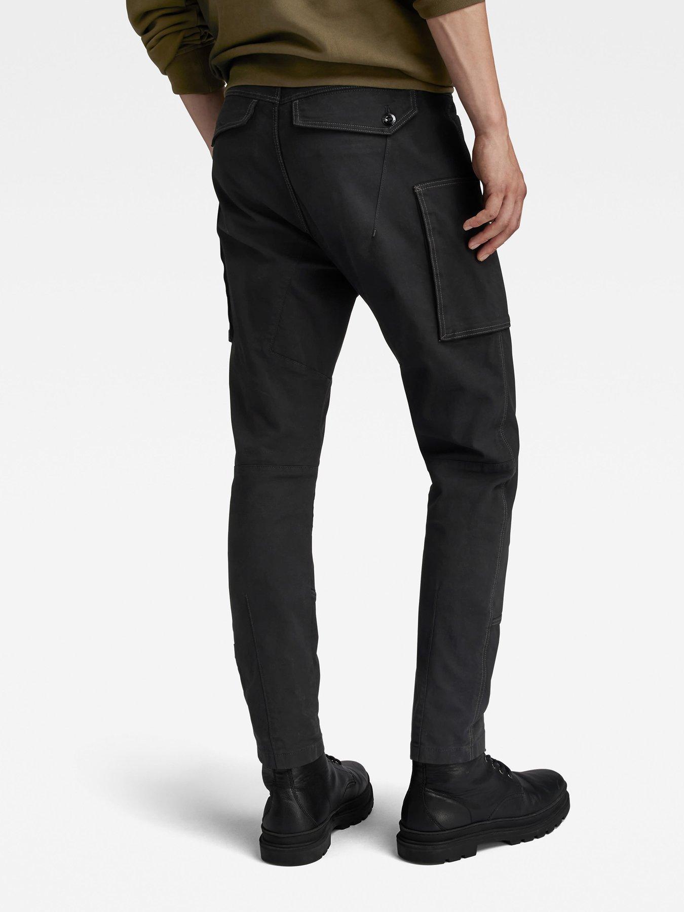 G-Star RAW G-star Zip Pocket Skinny Fit Cargo Trousers - Black