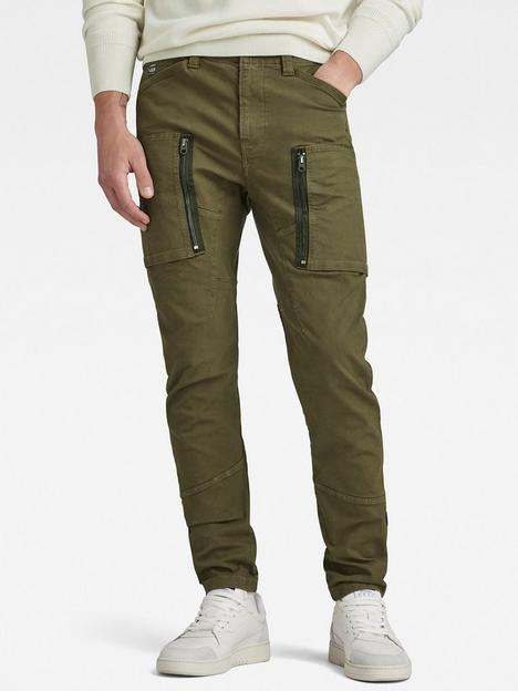 g-star-raw-g-star-zip-pocket-skinny-fit-cargo-trousers-green