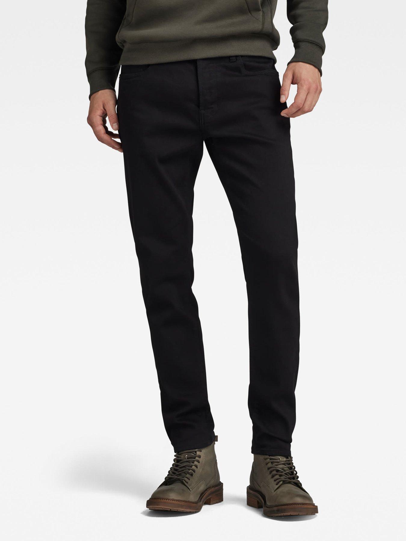 G-Star RAW G-star 3301 Slim Fit Jeans - Black | very.co.uk