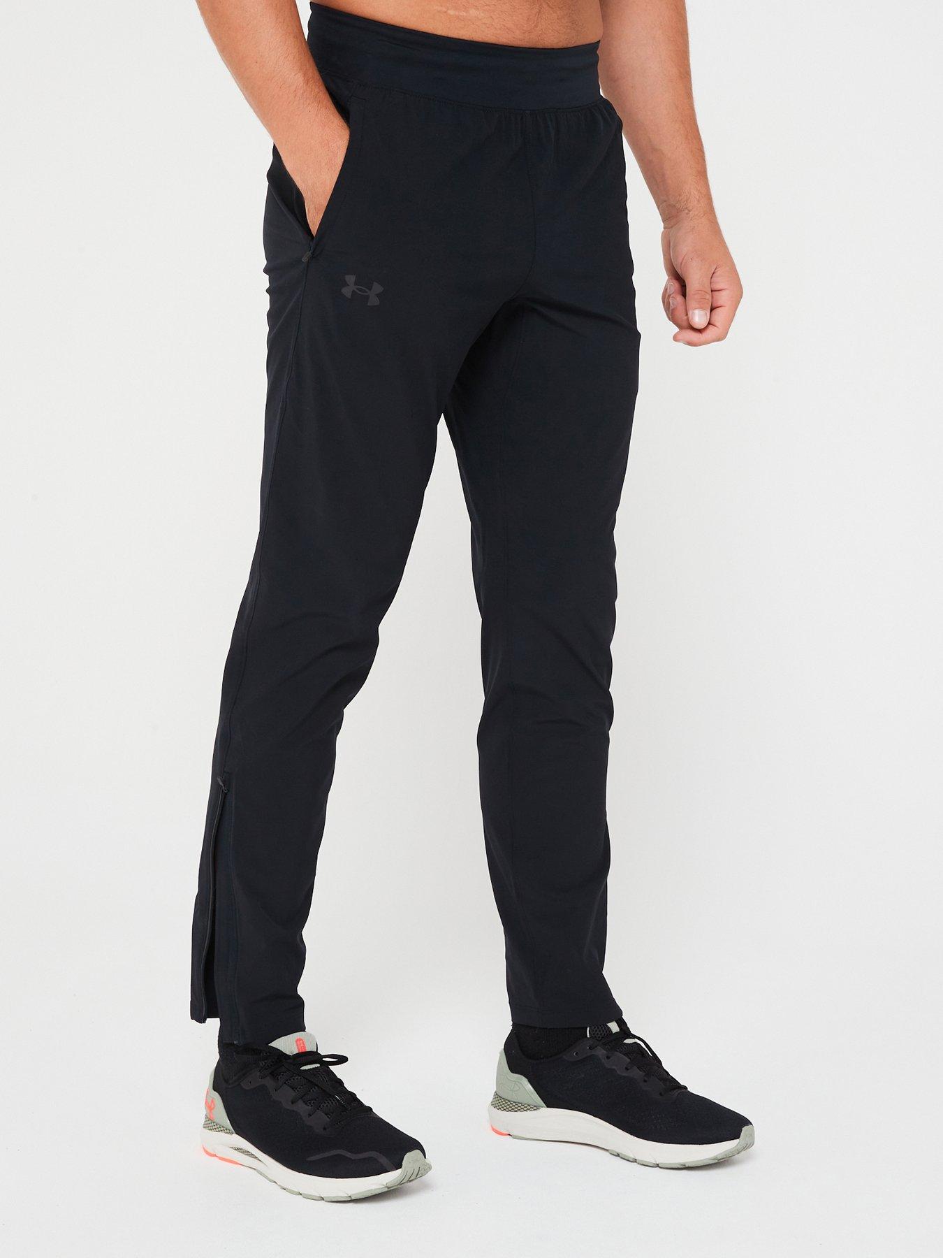 UNDER ARMOUR Men's Running Outrun The Storm Pants - Black/Reflective