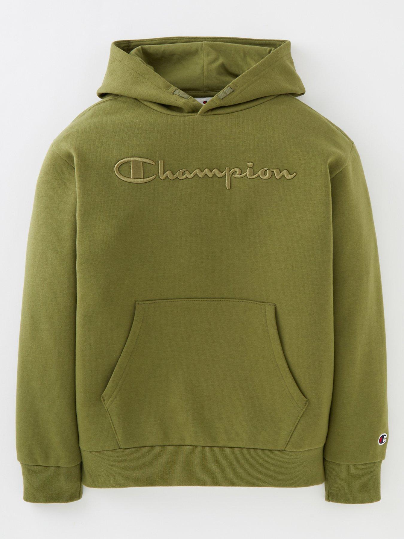 Rochester Logo Hooded Sweatshirt Khaki