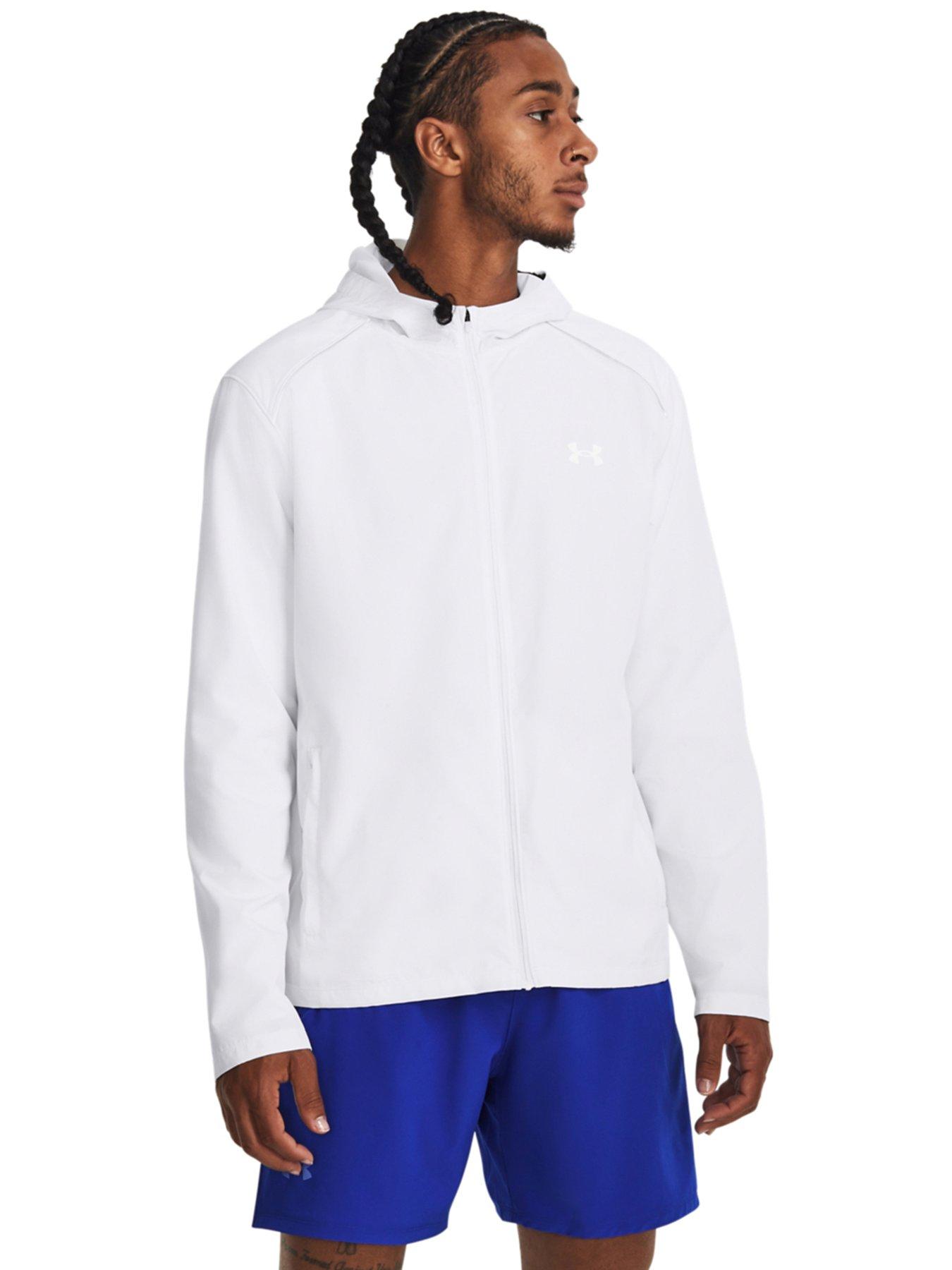 Under Armour Men's OutRun The Rain II Jacket Black / White / Reflective