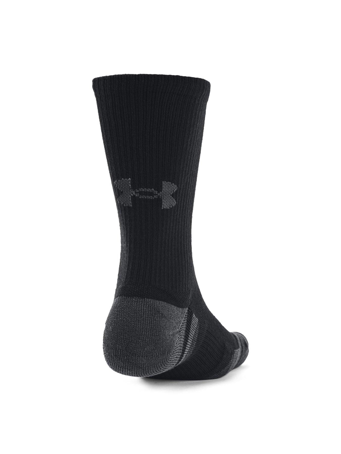 Performance Tech 3pk Crew Socks - Black