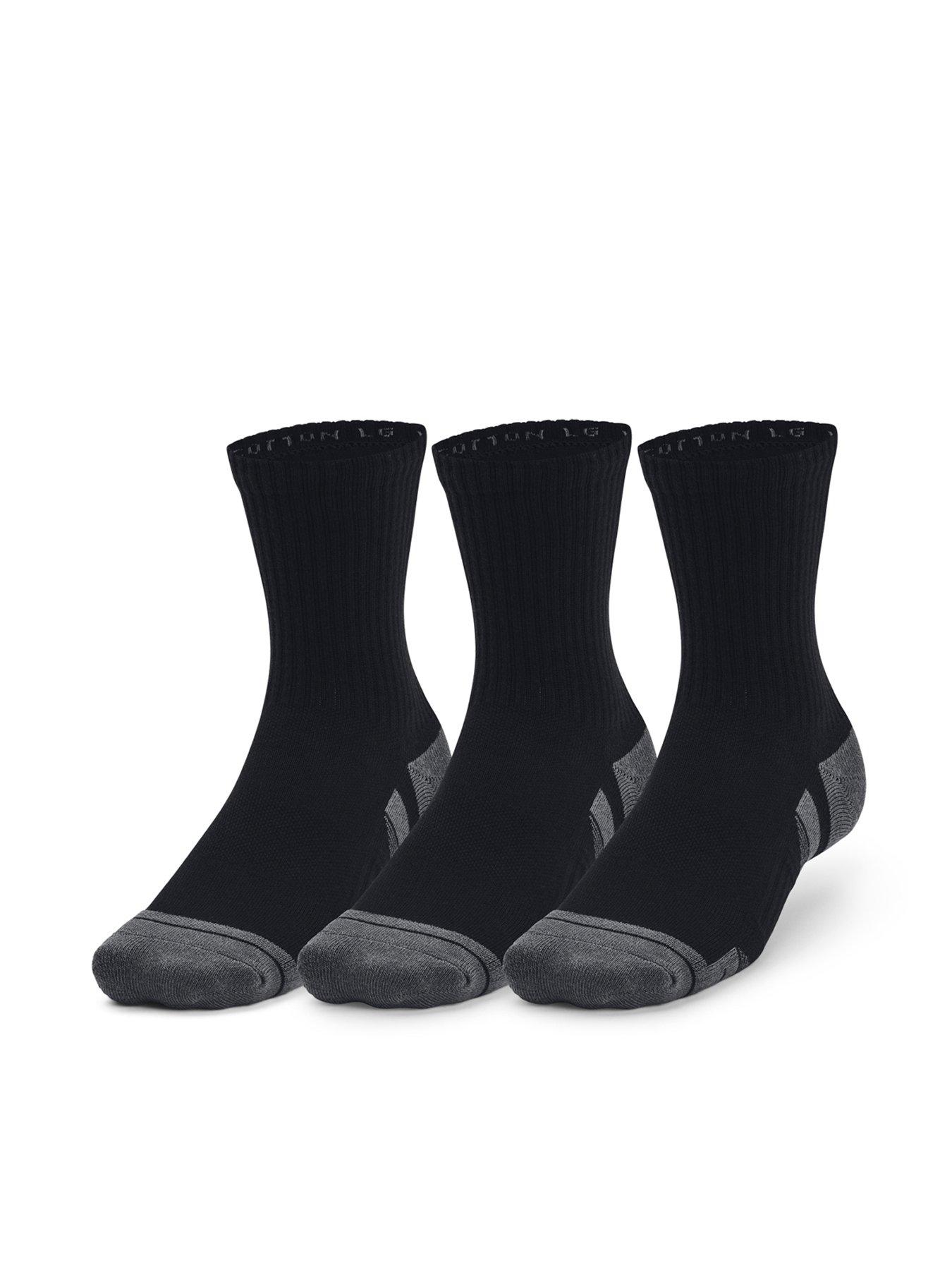 Unisex UA Performance Cotton 3-Pack Mid-Crew Socks