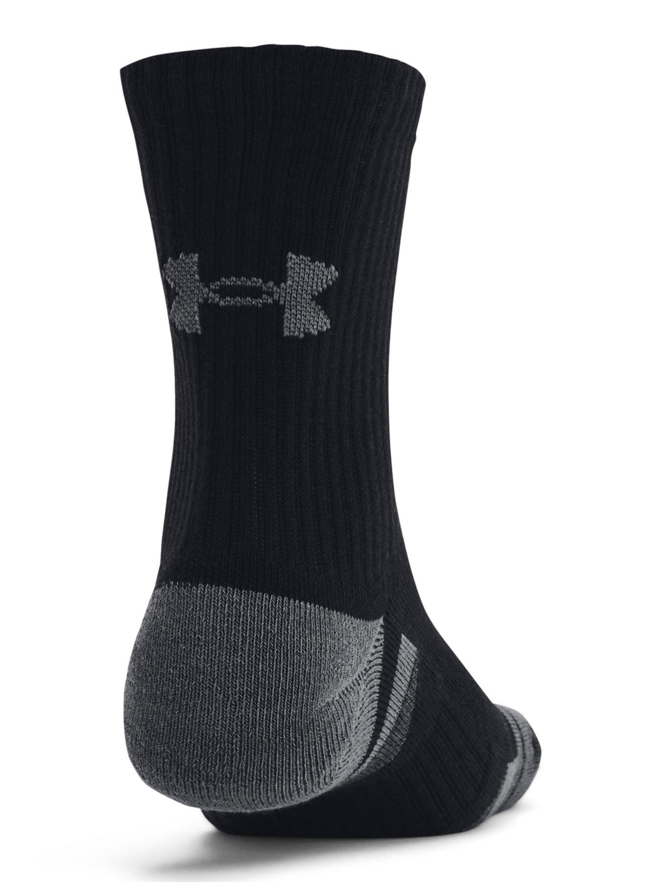 Unisex UA Performance Cotton 3-Pack Mid-Crew Socks