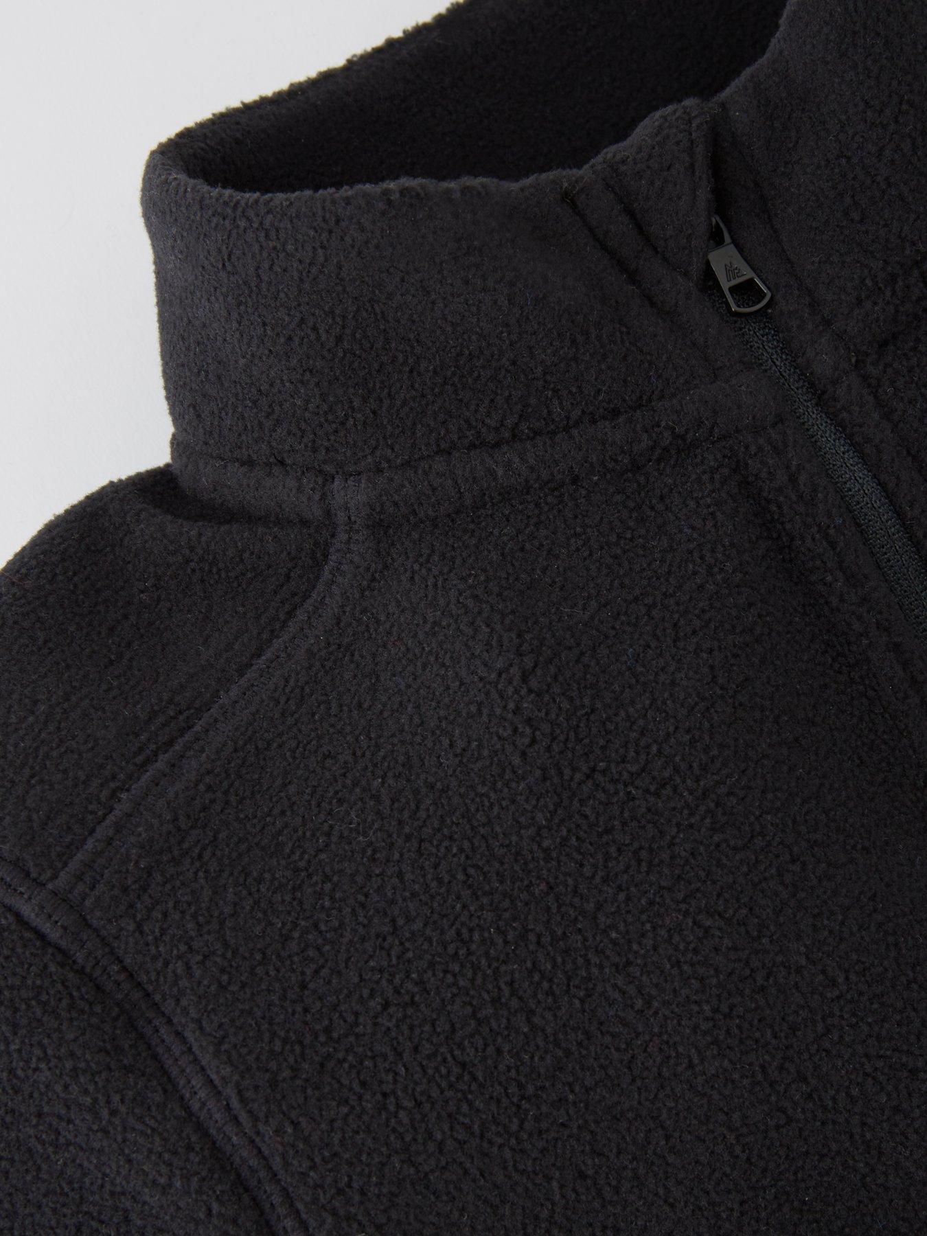 Montirex Everest 1/4 Zip Micro Fleece - Black | Very.co.uk