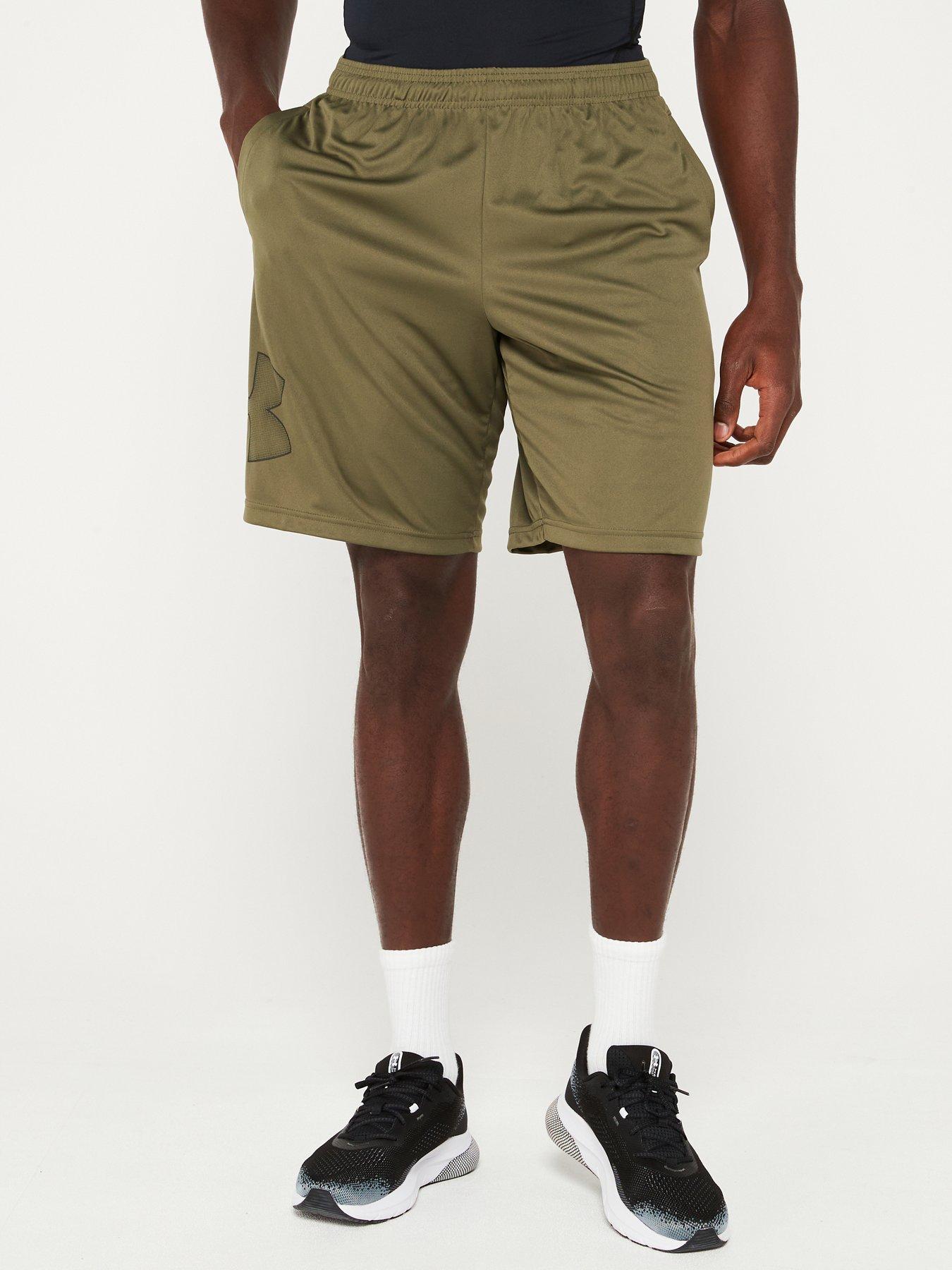 Image 1 of 5 of UNDER ARMOUR Mens Training Tech Graphic Shorts - Khaki