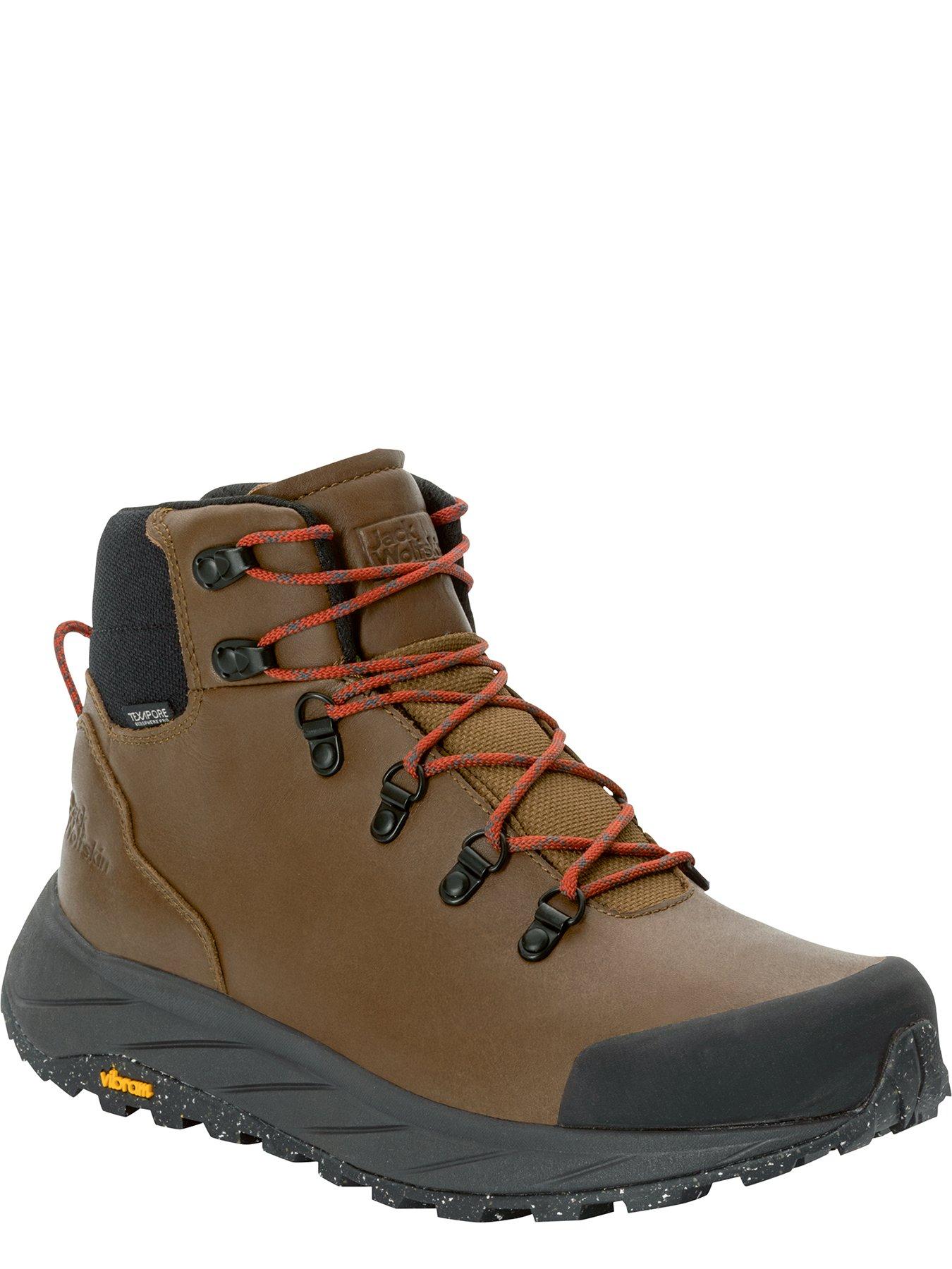 Jack Wolfskin Terraquest X Texapore Mid Walking Boots - Brown | very.co.uk
