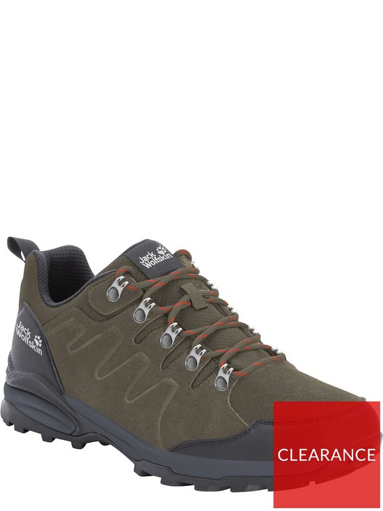 stillFront image of jack-wolfskin-refugio-texapore-low-walking-shoes-green