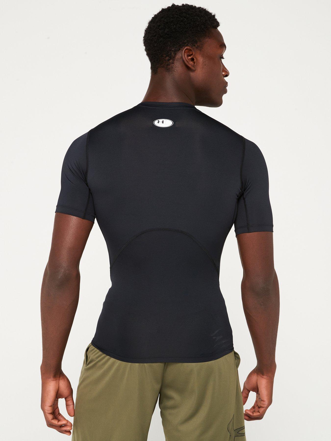 Image 2 of 5 of UNDER ARMOUR Heat Gear Armour Comp T-shirt - Black/White