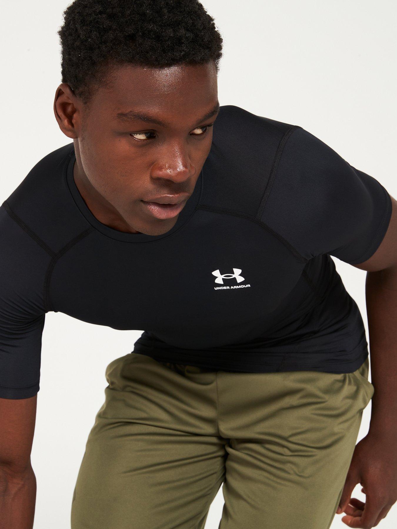 Image 4 of 5 of UNDER ARMOUR Heat Gear Armour Comp T-shirt - Black/White