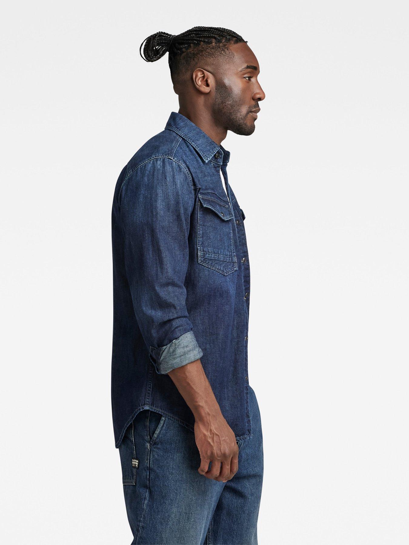 G star deals denim shirt mens