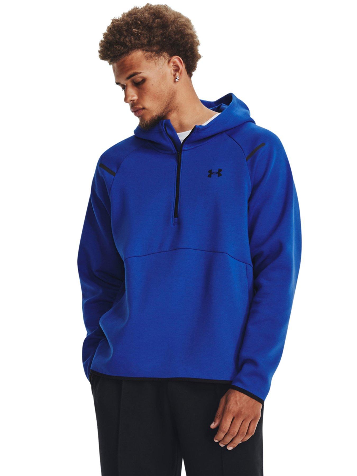 UNDER ARMOUR Men's Training Unstoppable Fleece Hoodie - Blue