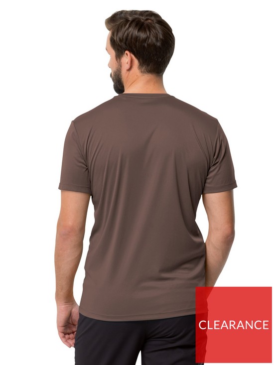 stillFront image of jack-wolfskin-tech-t-shirt-brown