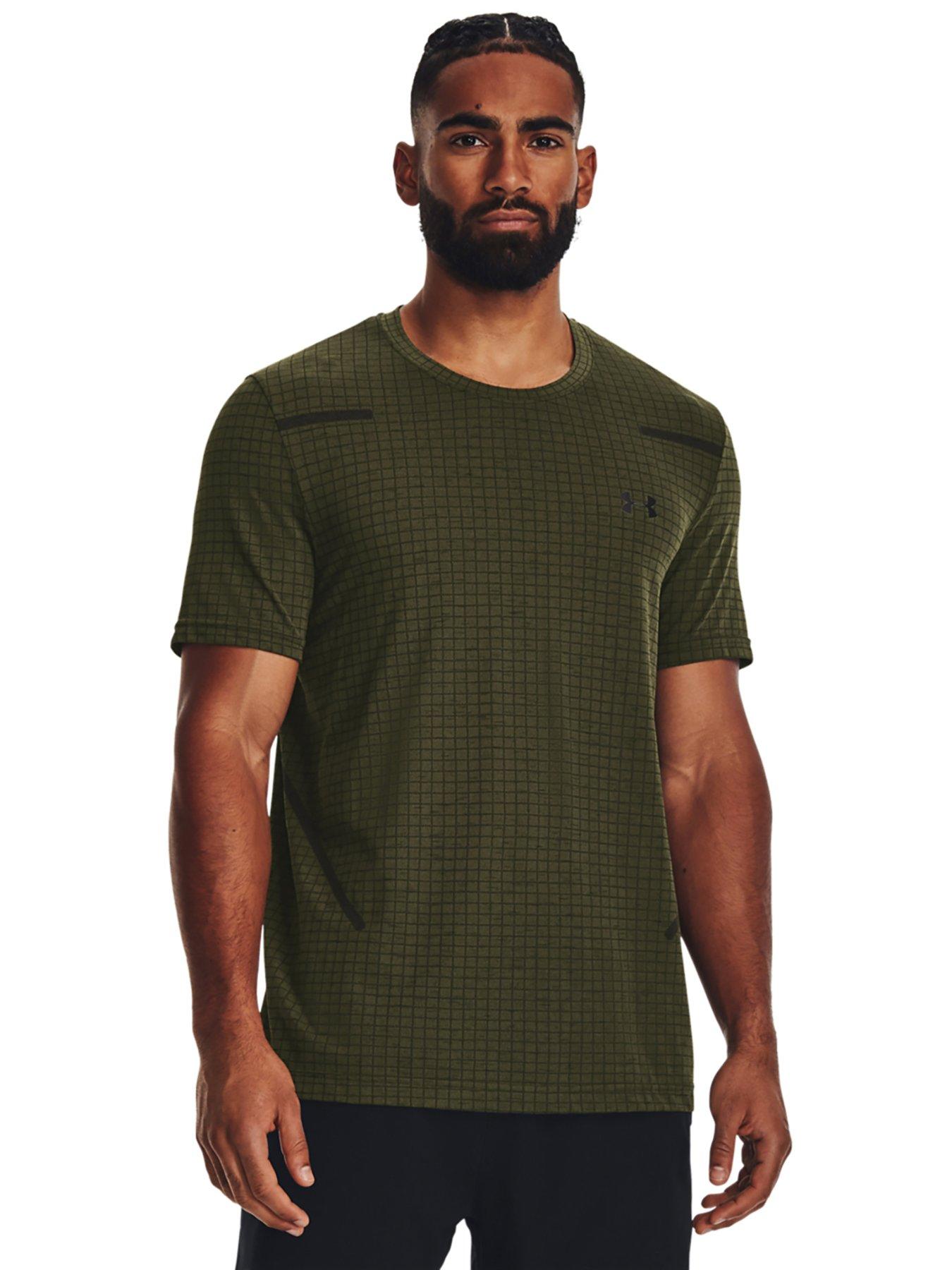 Khaki under hotsell armour t shirt