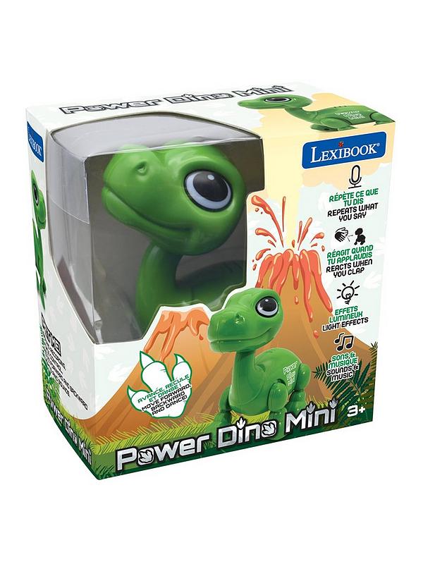 Image 5 of 7 of Lexibook Power Puppy Mini - Dinosaur robot with light and sound effects, hand clap command, voice repeat