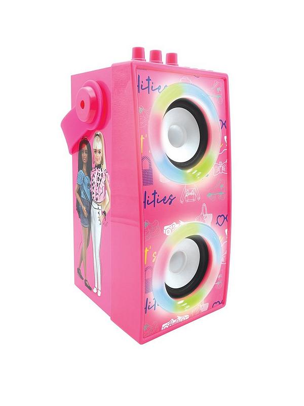 Image 2 of 7 of Barbie Trendy Portable Bluetooth Speaker with mic and amazing lights effects