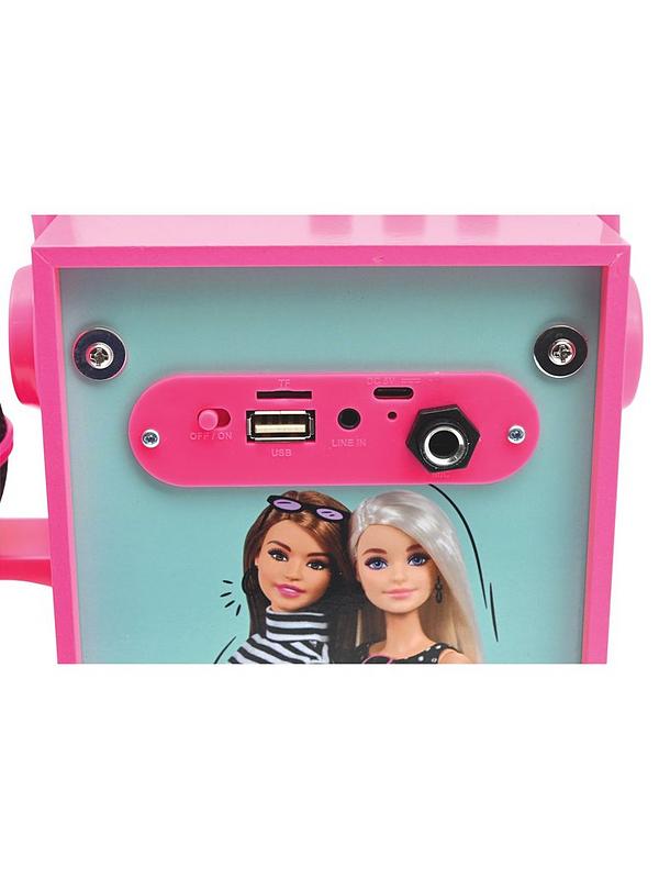 Image 4 of 7 of Barbie Trendy Portable Bluetooth Speaker with mic and amazing lights effects