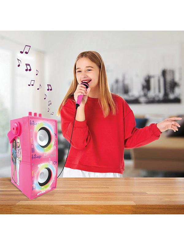 Image 6 of 7 of Barbie Trendy Portable Bluetooth Speaker with mic and amazing lights effects