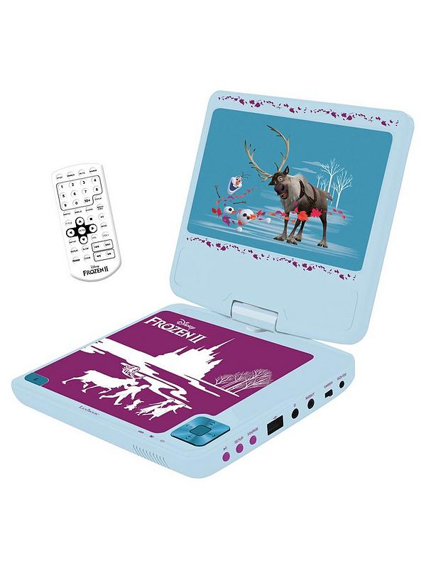 Image 1 of 5 of Disney Frozen Frozen Portable DVD Player 7" rotative screen with USB port and earphones