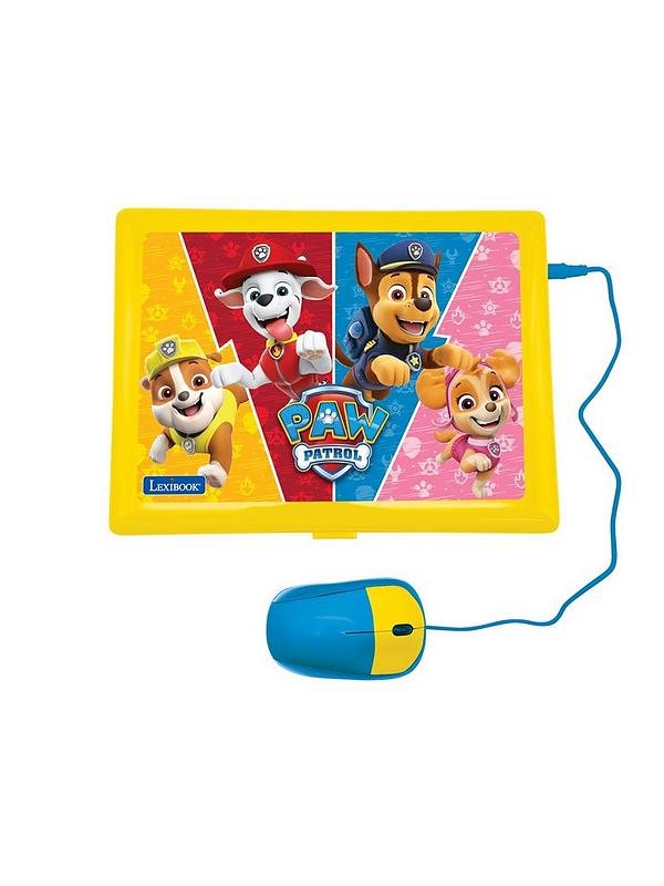 Image 1 of 4 of Paw Patrol Bilingual educational laptop with 170 activities (85 in each language) 6.7' screen EN/FR